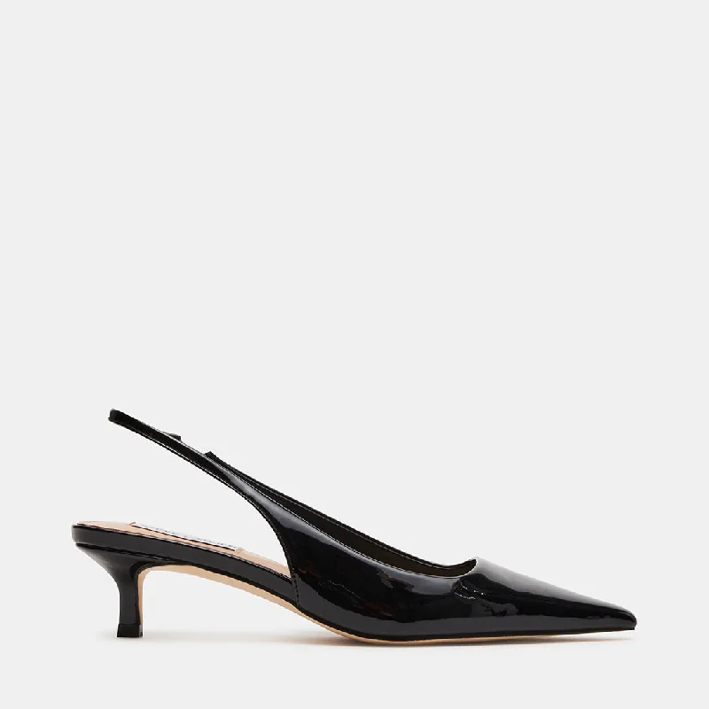 women's firm office shoes-KARI BLACK PATENT