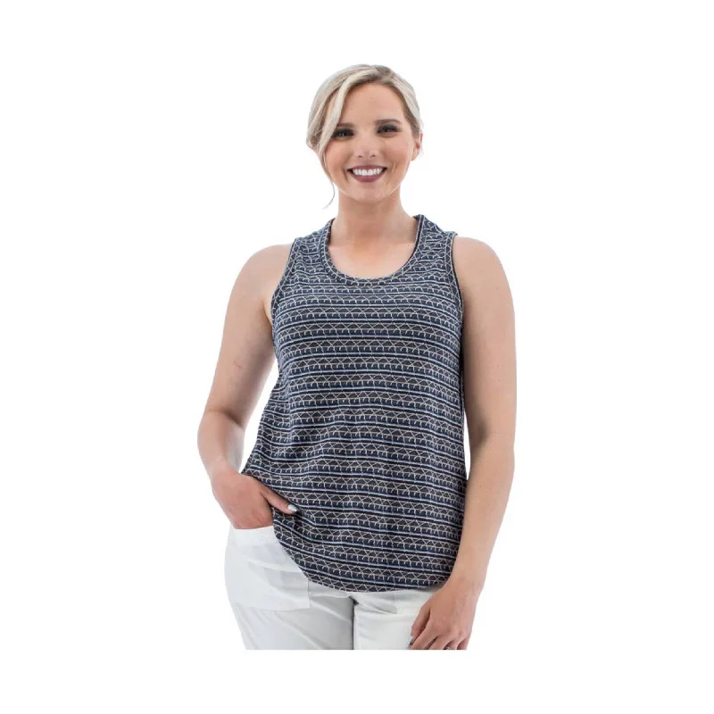 women’s camel vests-Old Ranch Women's Denali Tank Top - Dark Denim FINAL SALE!