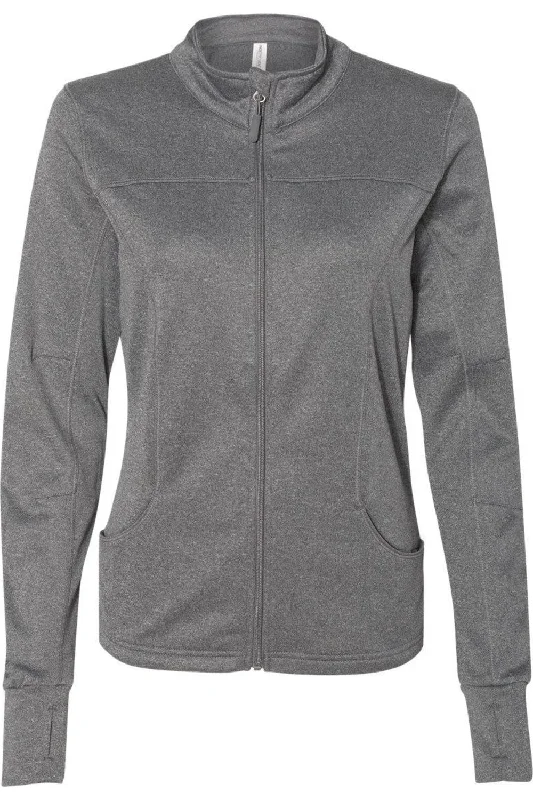 female corduroy vests-Independent Trading Co. Women´s Poly-Tech Full-Zip Track Jacket