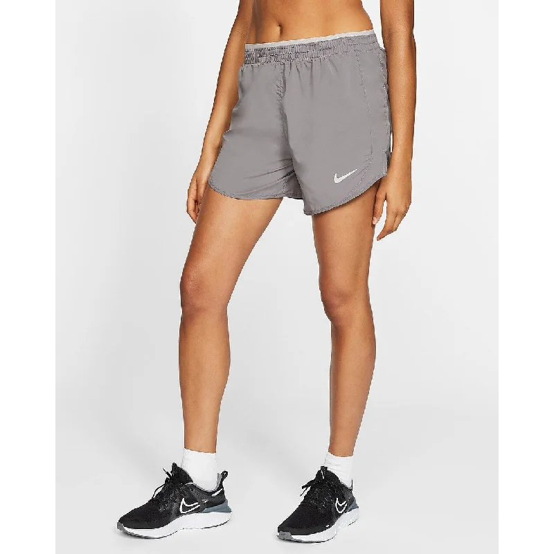 women’s boat-neck pullovers-Nike Women's Tempo Dri Fit Track Shorts Grey Size X-Large