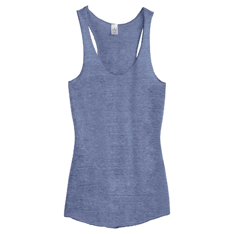 ladies quinceanera gowns-Alternative Women's Eco Pacific Blue Meegs Eco-Jersey Racer Tank