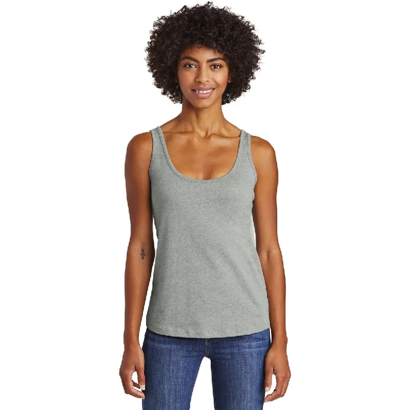 ladies ankle-tie flats-Alternative Women's Heather Grey Runaway Blended Jersey Tank