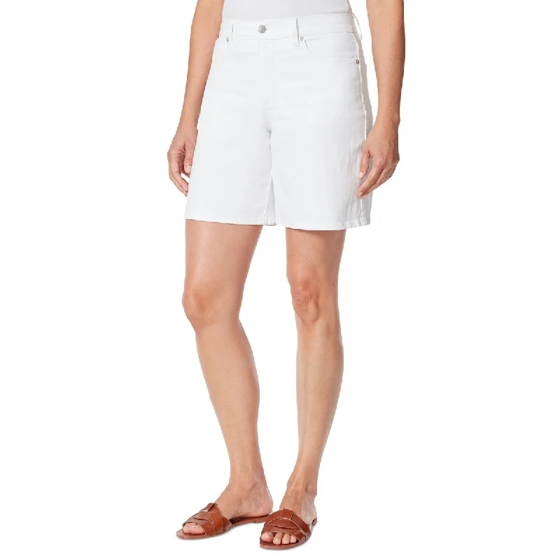 women’s ripped denim-Gloria Vanderbilt Women's Relaxed Shorts White Size 4 - 31x30