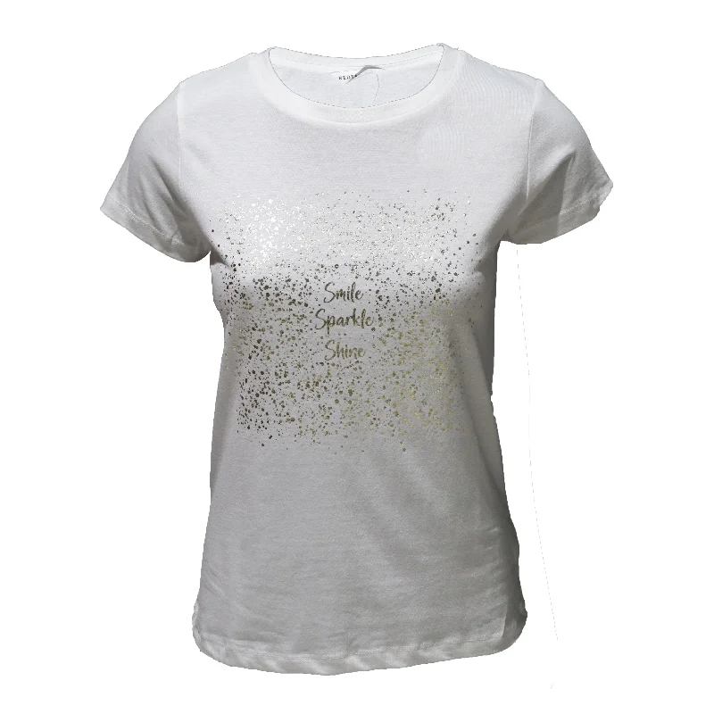 female swim tunics-White T-Shirt