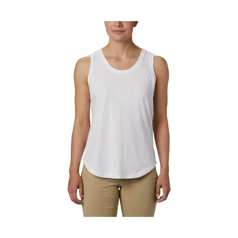 women’s stonewashed jeans-Columbia Women's Cades Cape Tank - White