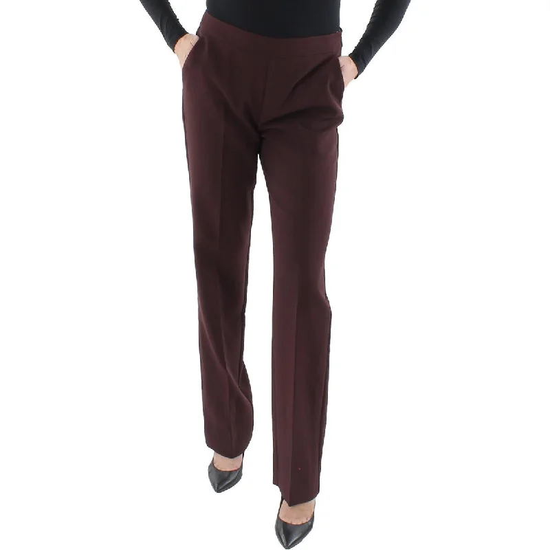 ladies black-tie gowns-Guess by Marciano Womens Sally Pant Slimming Straight Leg Dress Pants