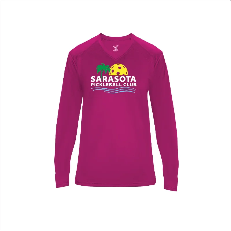 ladies retirement party dresses-2021 Sarasota Pickleball Club Ladies Performance Long Sleeve Shirt