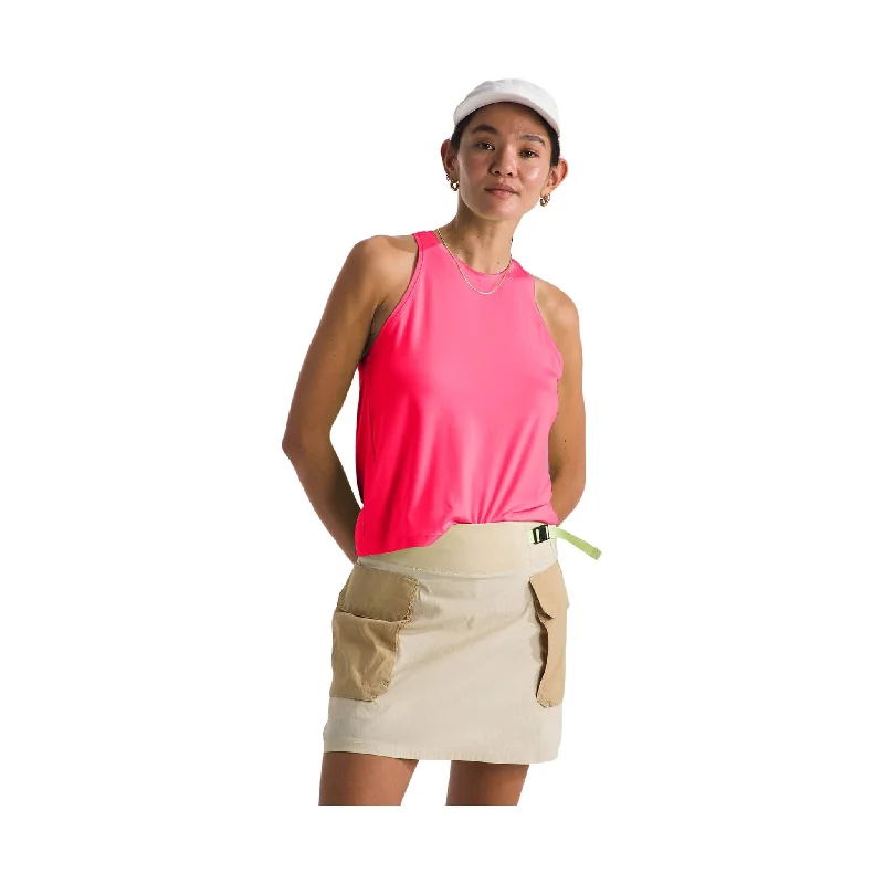 ladies minimalist attire-The North Face Women's Dune Sky Tank - Radiant Poppy - ONLINE STORE CREDIT/EXCHANGE ONLY