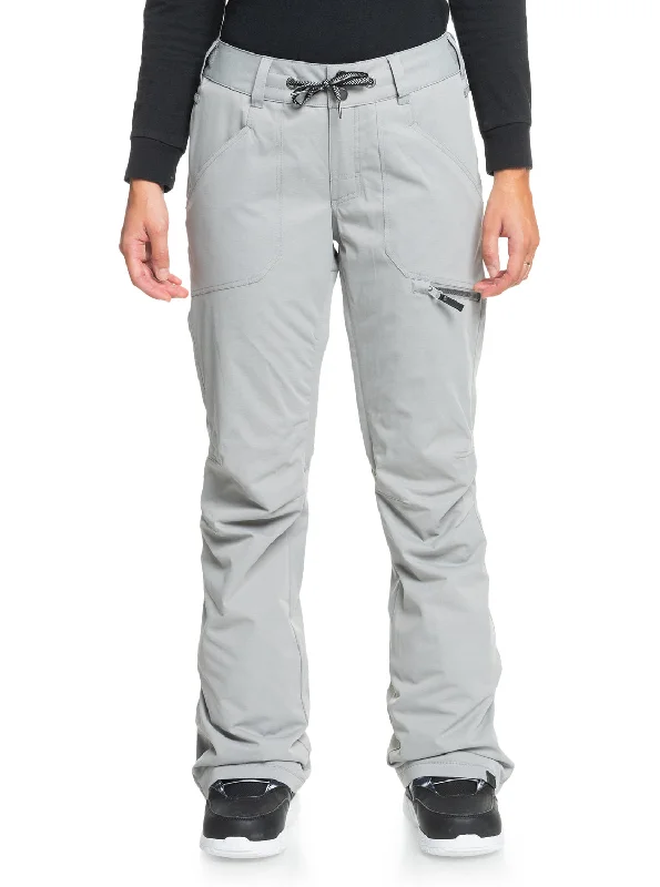 ladies anniversary gowns-Nadia Technical Snow Pants - Heather Grey