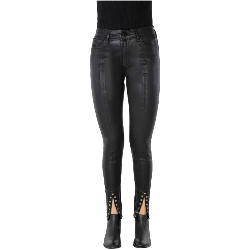 women’s wrap tops-Articles of Society Womens Hilary Stretch Jeans, Black, 26