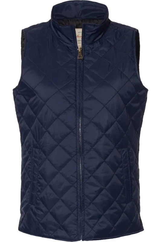 women’s shearling vests-Weatherproof Women´s Vintage Diamond Quilted Vest