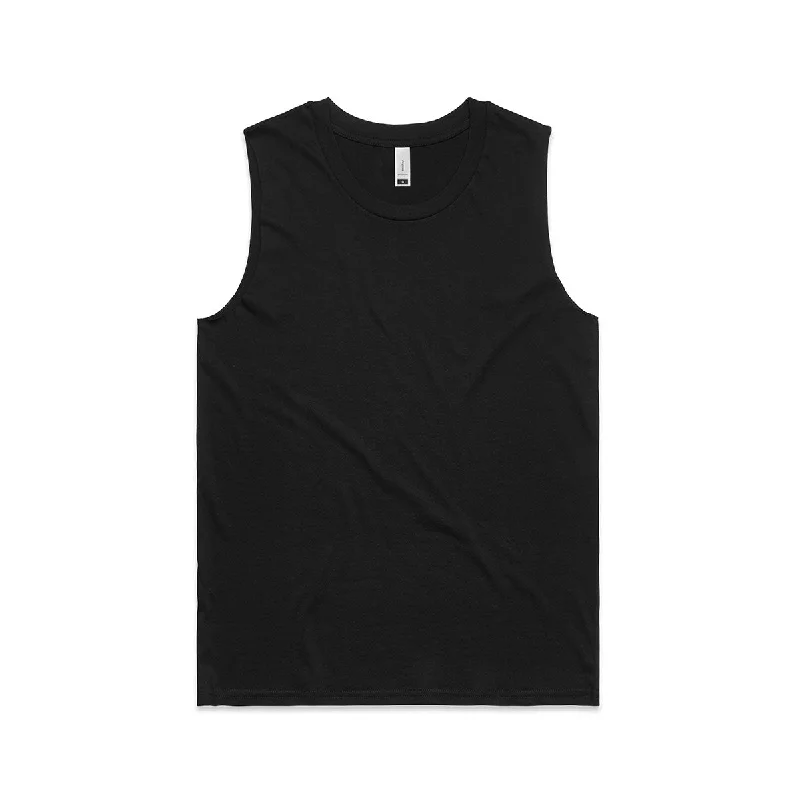 ladies gathered tops-AS Colour Women's Black Brooklyn Tank