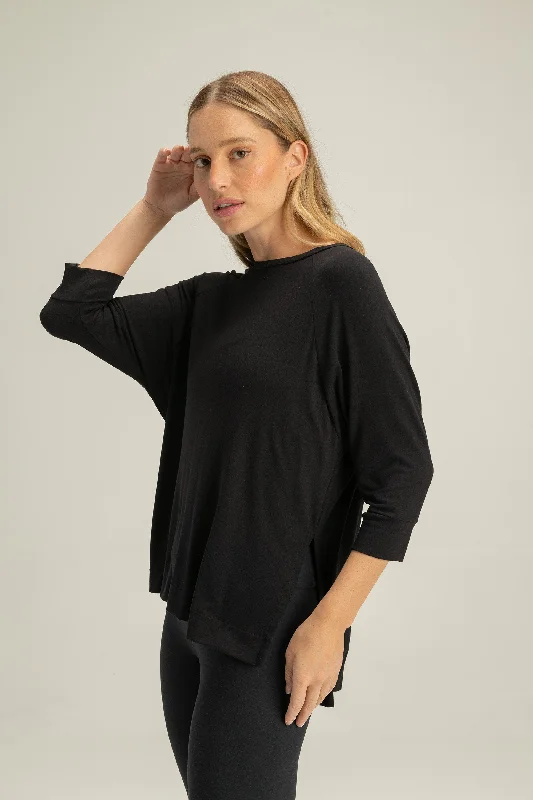 female beach tunics-Flow Long Sleeve Top