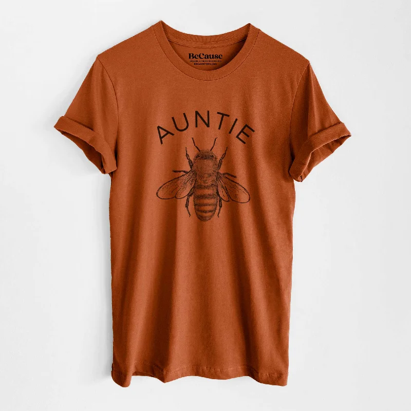 women’s off-shoulder sweaters-Auntie Bee - Lightweight 100% Cotton Unisex Crewneck