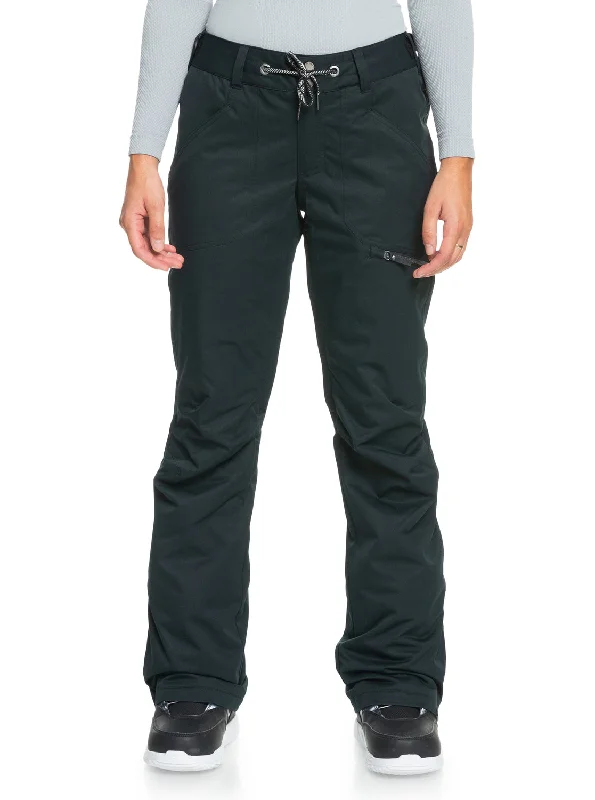 women’s running tops-Nadia Technical Snow Pants - True Black