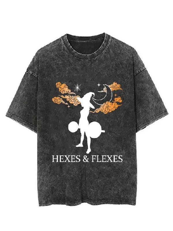 women’s barre leggings-HEXES&FLEXES VINTAGE GYM SHIRT