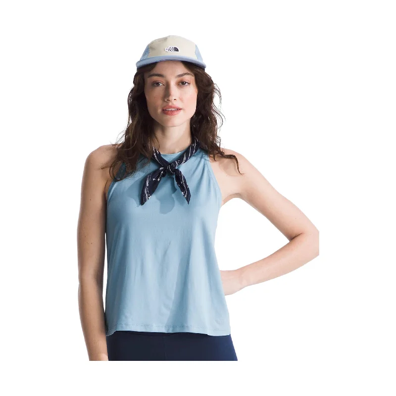 female ruffle sundresses-The North Face Women's Dune Sky Tank - Steel Blue - ONLINE STORE CREDIT/EXCHANGE ONLY