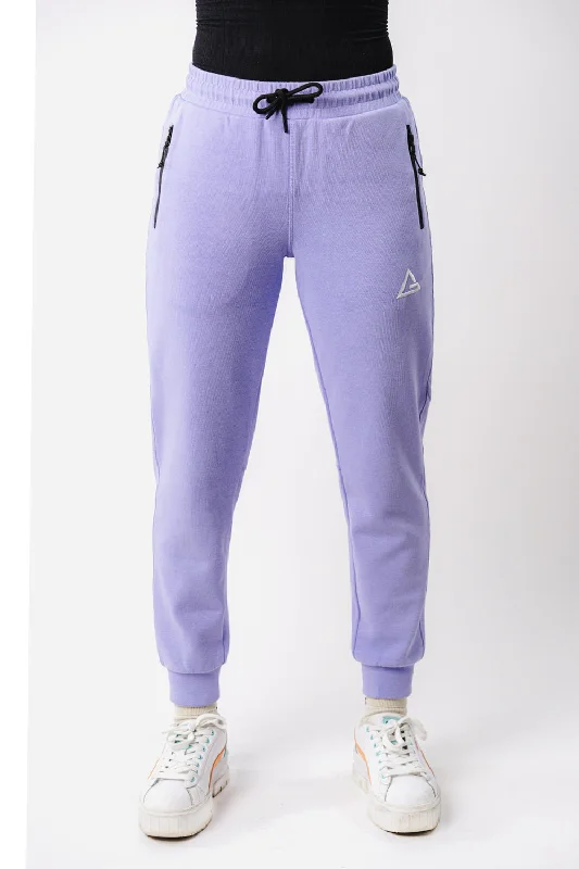 women’s loose pullovers-Legacy Womens Track Jogger - Lavender