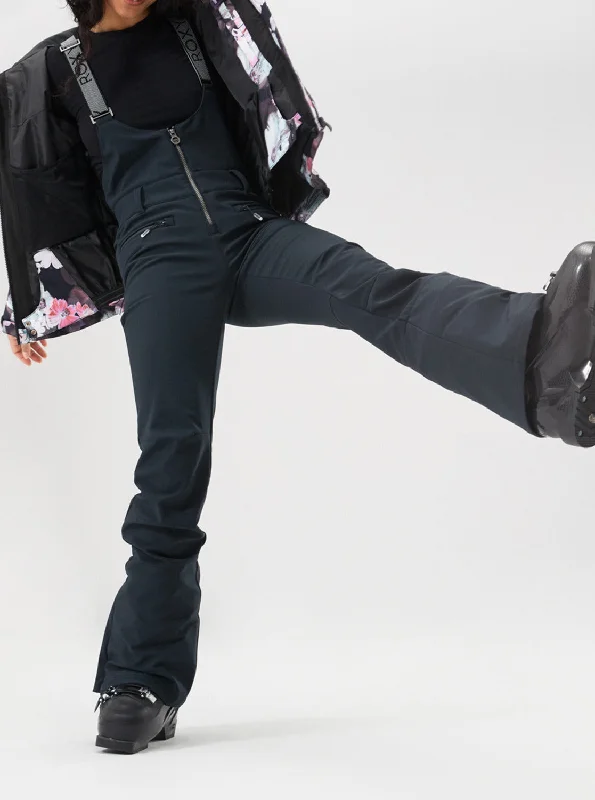 female softshell jackets-Summit Technical Snow Bib Pants - True Black