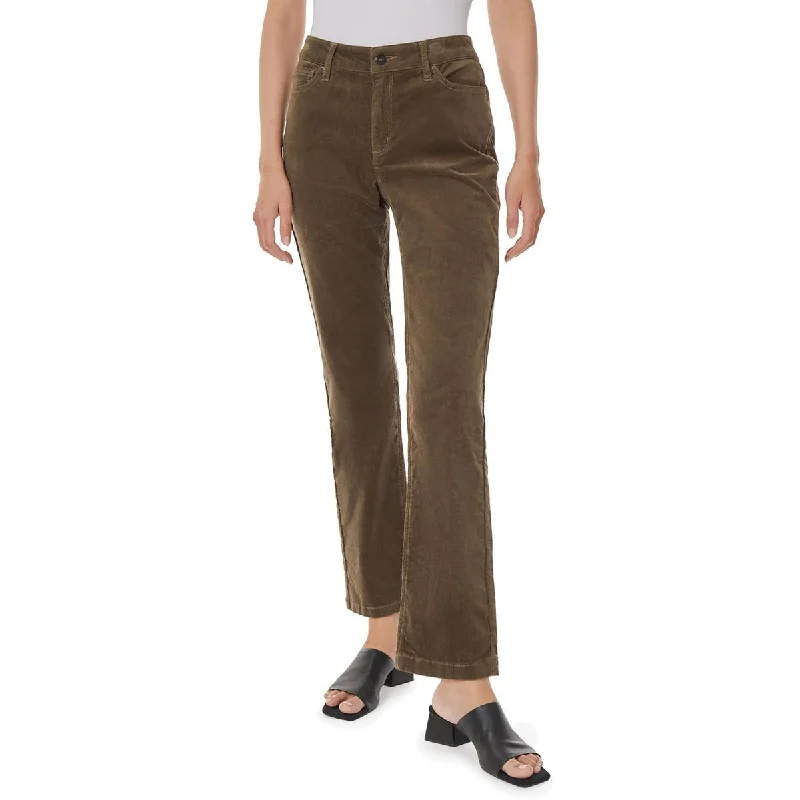 women’s barre leggings-Jones New York Womens Corduroy Straight Leg Straight Leg Pants