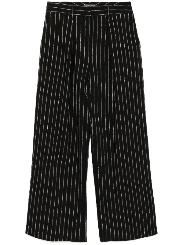 women’s denim tops-Women's Carine Pants In Noir