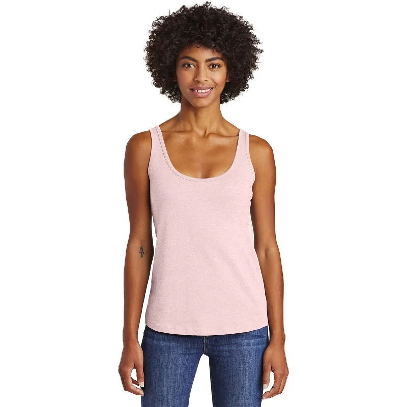 women’s velvet mini dresses-Alternative Women's Heather Rose Quartz Runaway Blended Jersey Tank