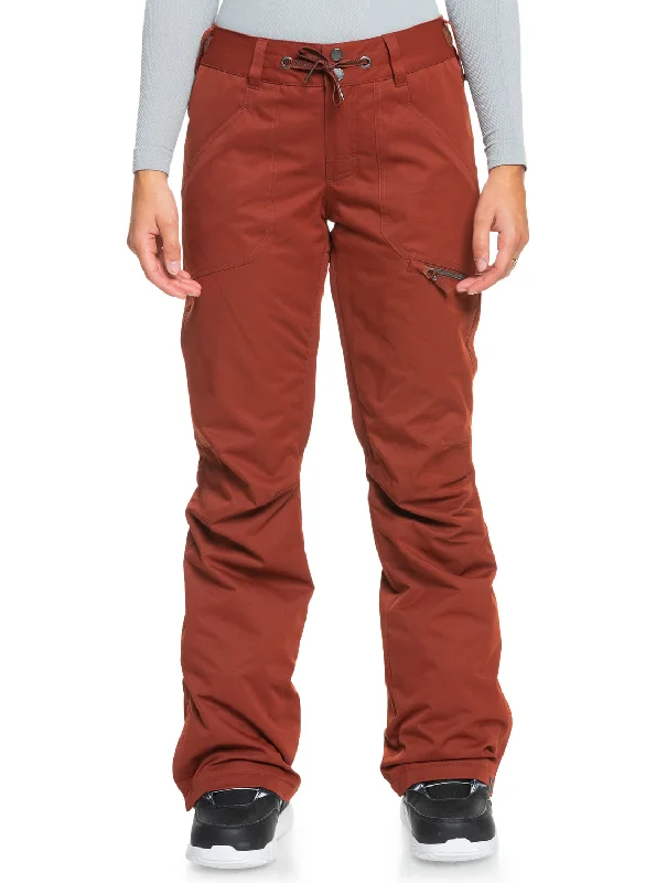 women’s quilted jackets-Nadia Technical Snow Pants - Smoked Paprika