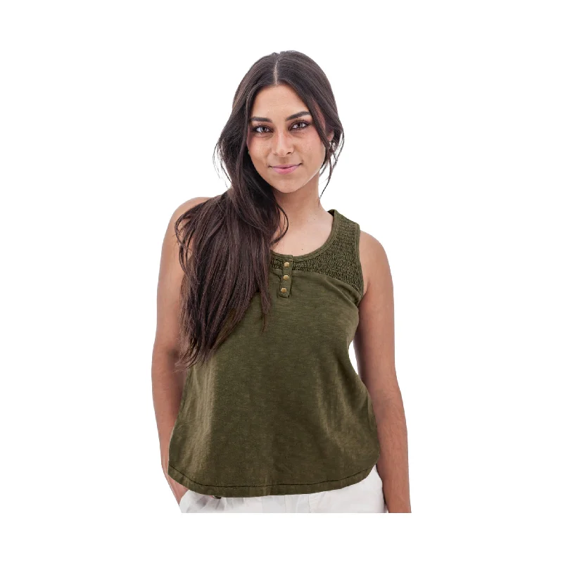 women’s mohair pullovers-Aventura Women's Essex Tank Top - Dusty Olive - ONLINE STORE CREDIT/EXCHANGE ONLY