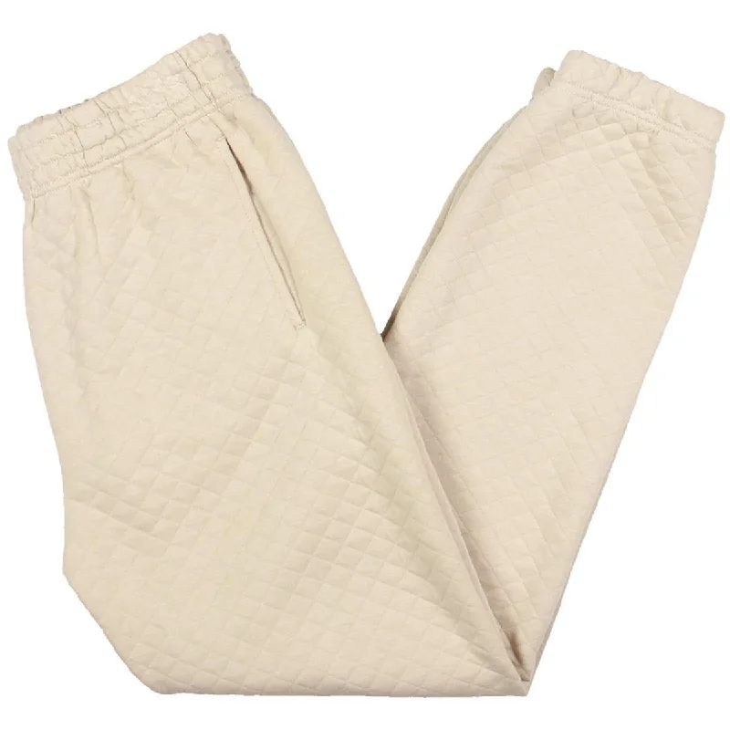 women’s corduroy shirts-Womens Quilted Comfy Jogger Pants