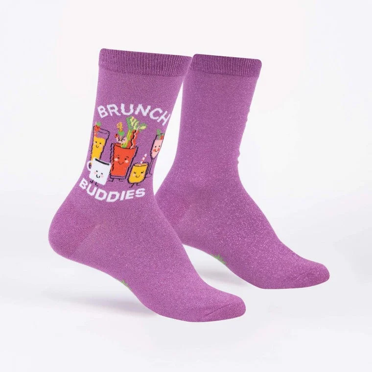 tie-dye socks with splashes-Brunch Buddies Sock