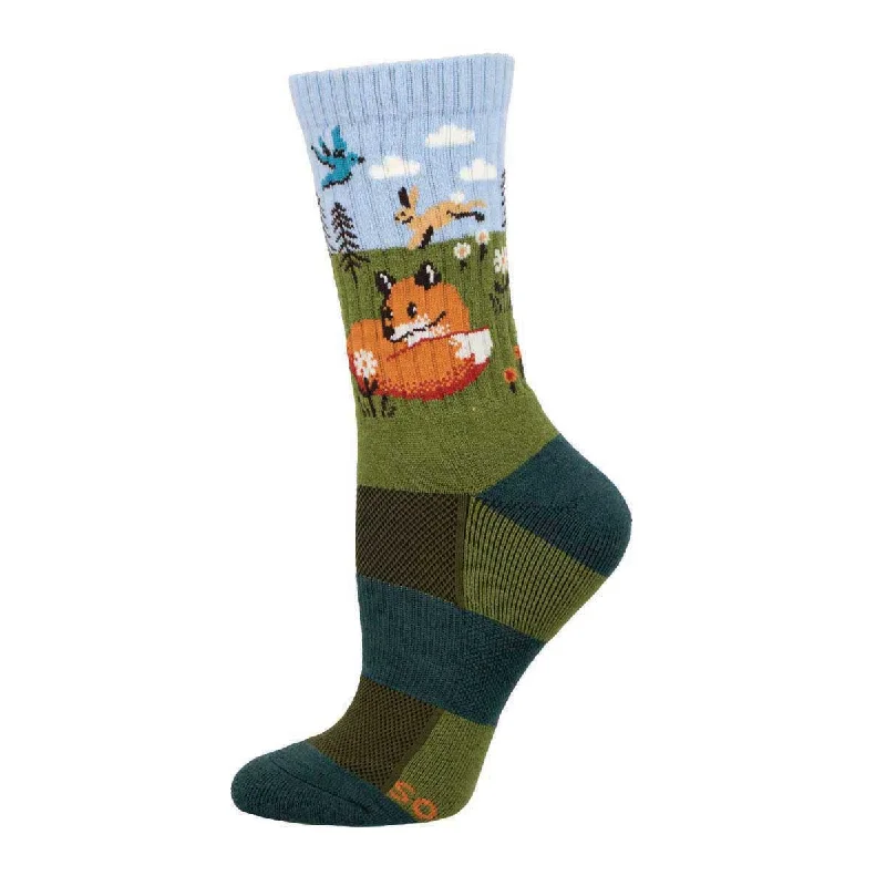 boss socks with praise-Fox And Hare - Merino Wool