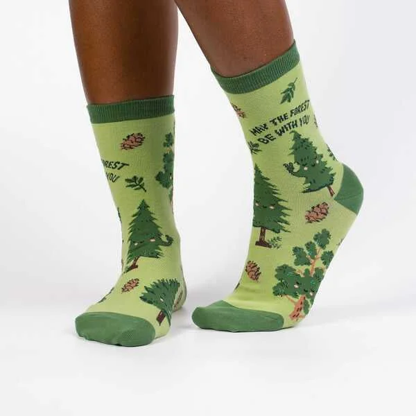 bronze socks with medals-May The Forest Be With You Crew