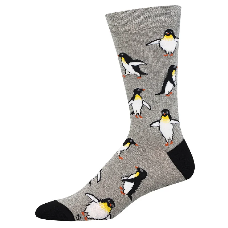 navy socks with ships-Penguin Personality - Bamboo