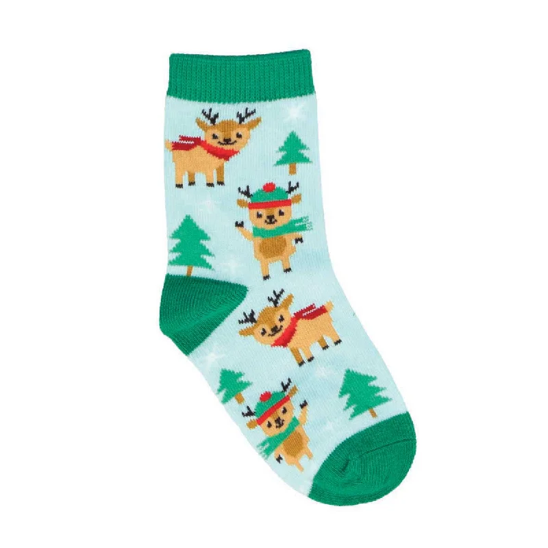 brown socks with soil-Reindeer Games - Cotton Crew