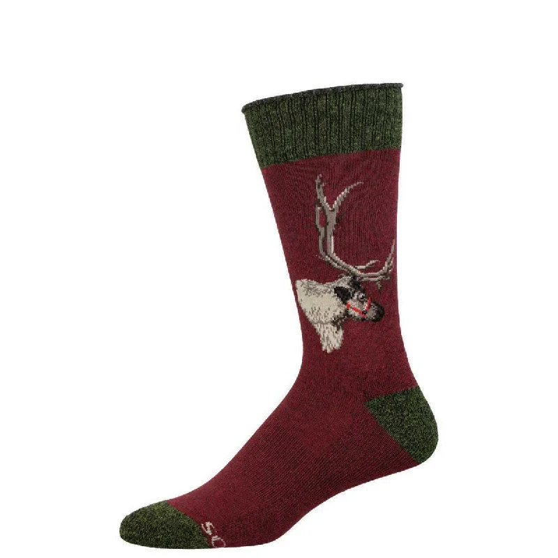 bunion socks with padding-Limited Edition - Reindeer - Recycled Cotton