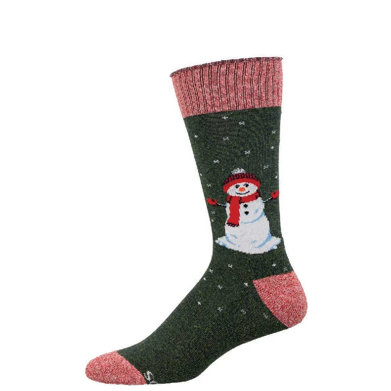 nursing socks with hours-Limited Edition - Snowman - Recycled Cotton