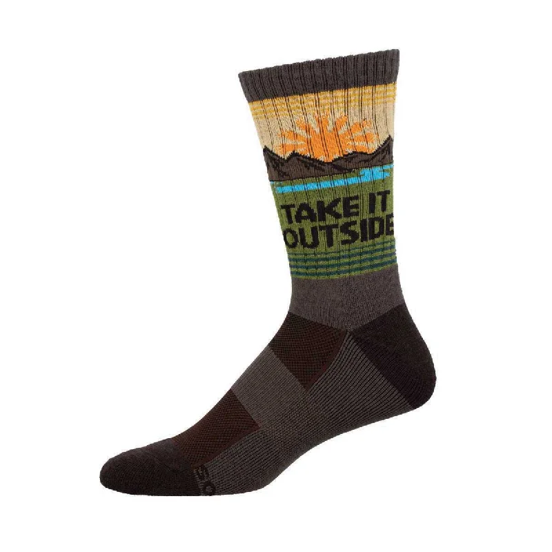 school socks with desks-Take it Outside - Merino Wool