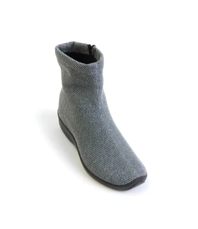 women's plush winter sneakers-Women's Net 8 Boot - Medium Width In Grey