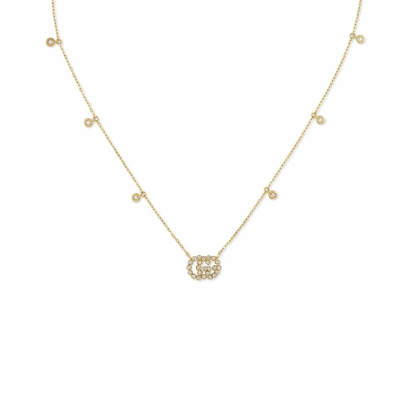 Diamond GG Running Necklace