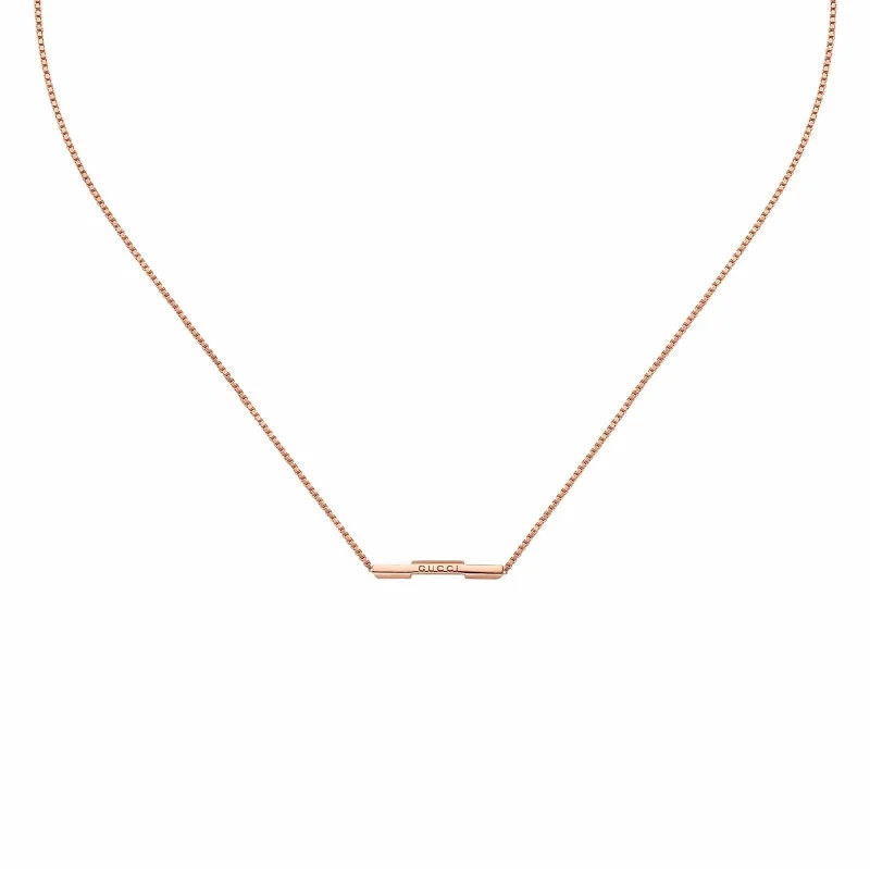 Link To Love Gucci Bar Necklace