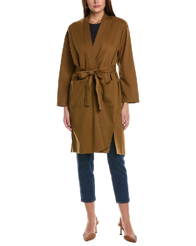 women’s workout tees-EILEEN FISHER Duster Jacket