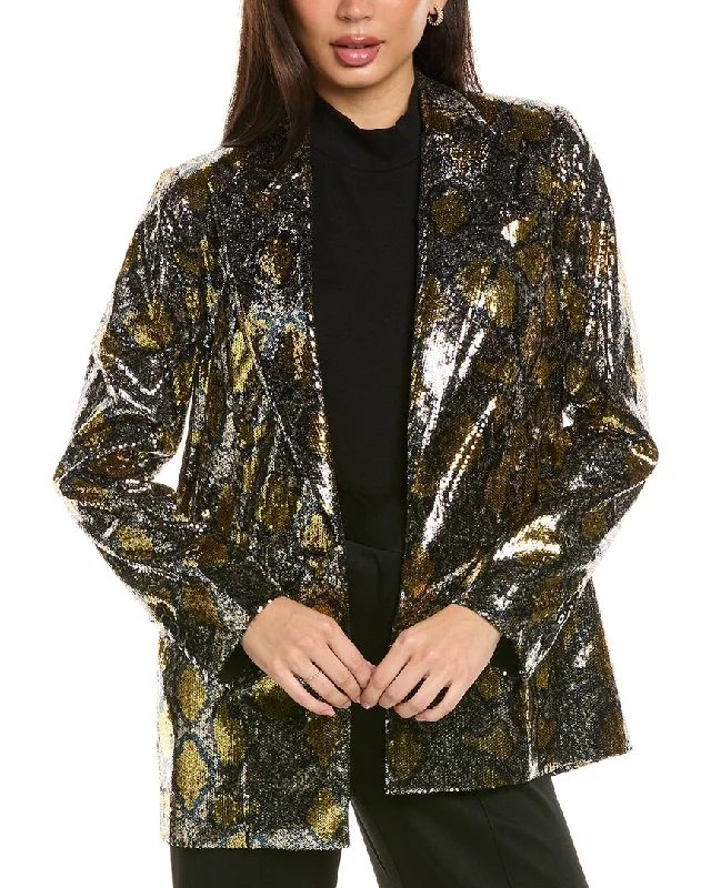 female silk tops-Kobi Halperin Audrey Sequin Jacket