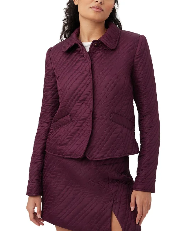 women’s cowl-neck pullovers-Trina Turk Vilet Jacket