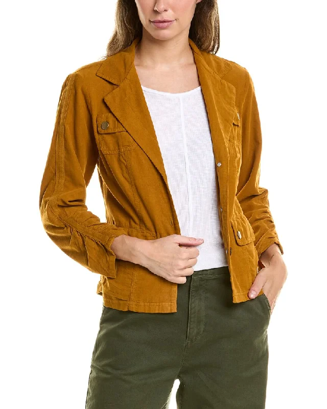 women’s herringbone jackets-XCVI Wearables Folksy Jacket