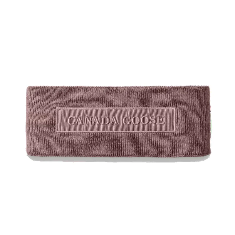 women’s yoga tees-Canada Goose Women's Tonal Emblem Ear Warmer