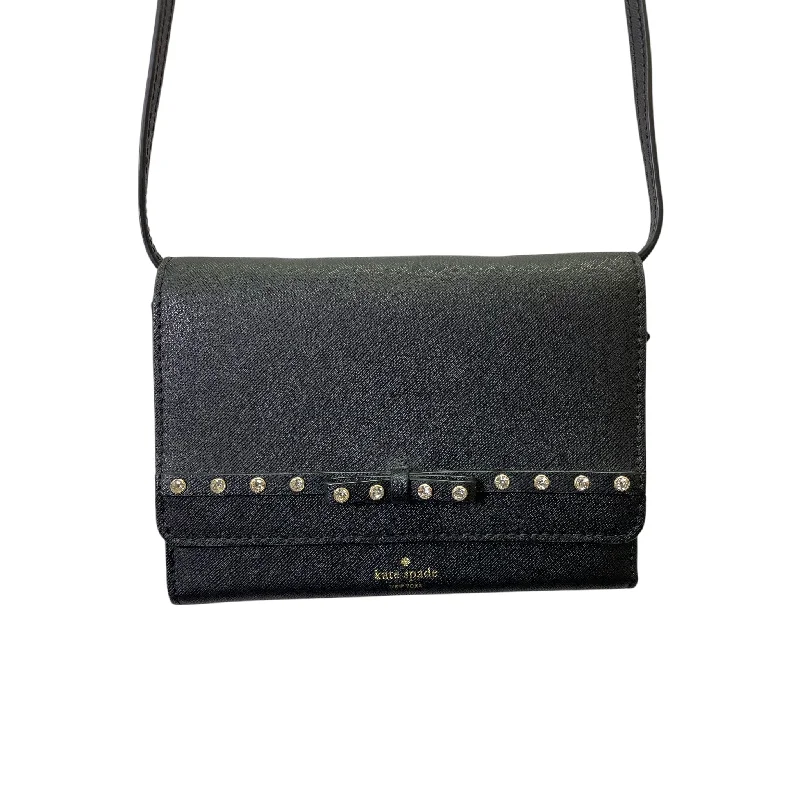 Ladies modern crossbody bags-Crossbody Designer By Kate Spade In Black, Size:Small