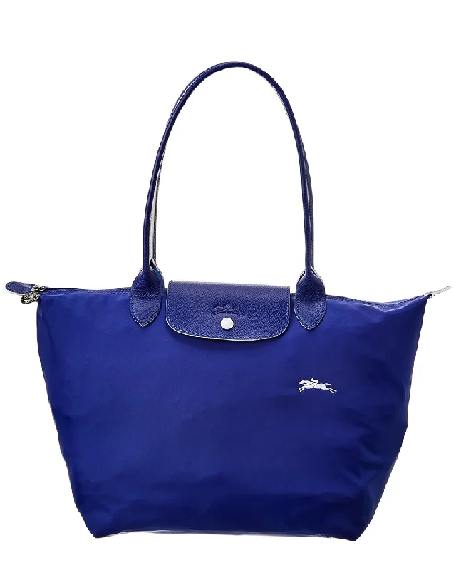 Women's floral shoulder bags-Longchamp Le Pliage Club Large Nylon Long Handle Tote