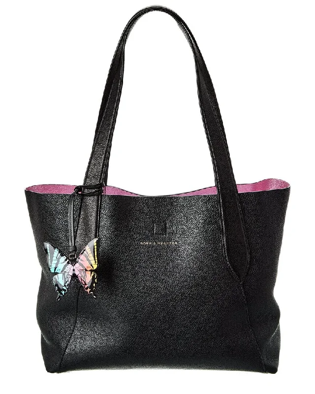 Ladies trendy shoulder bags-Sophia Webster Hola Soft Leather Tote