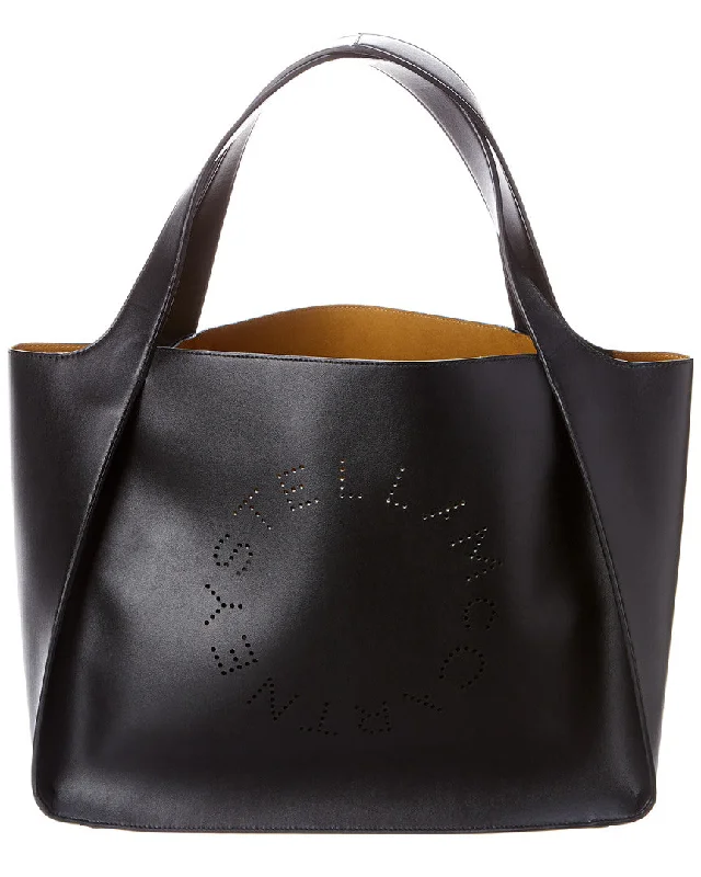 Women's chain hobo bags-Stella McCartney Logo Tote