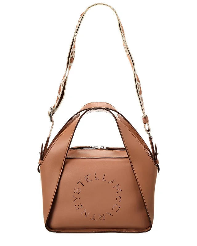 Women's straw purses-Stella McCartney Perforated Tote